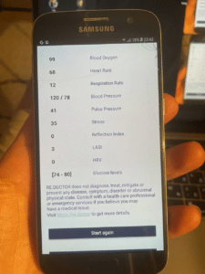Potenciando a detección de prediabetes coa tecnoloxía PPG para teléfonos intelixentes 2 EPOC